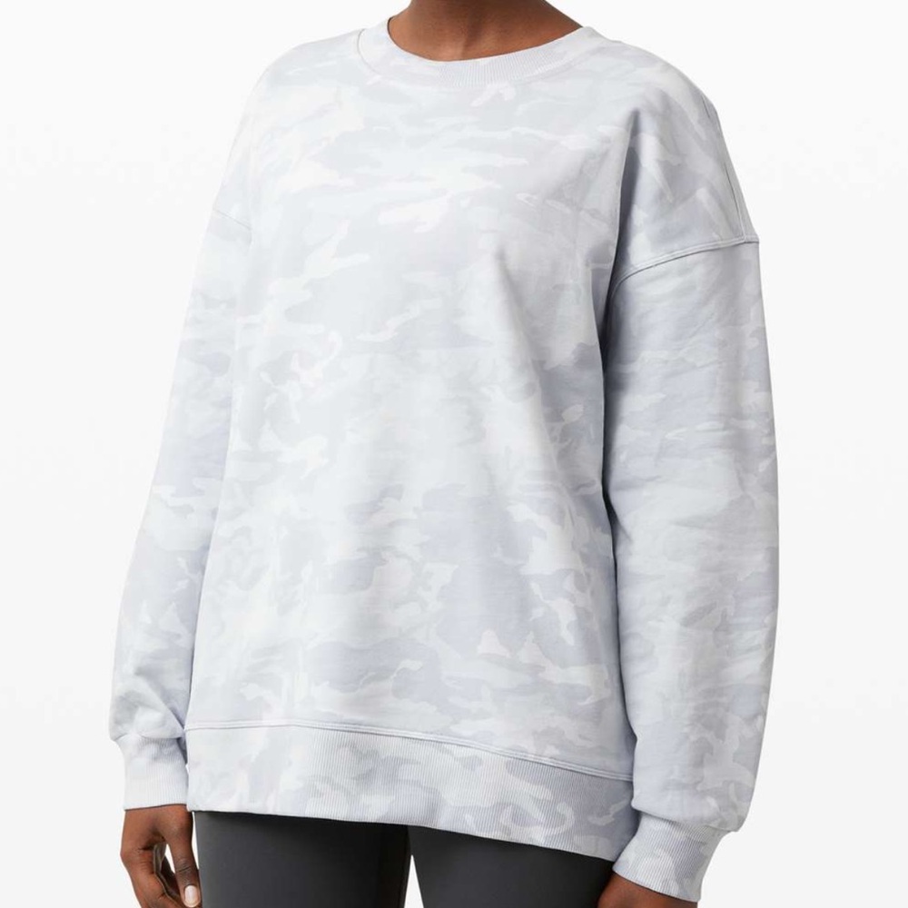 Lululemon Perfectly Oversized Crew in Incognito Camo